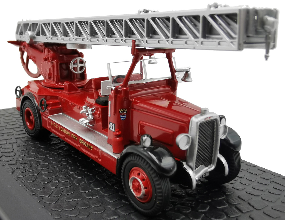 Fire truck Leyland TLM, 1:72, Atlas Editions 