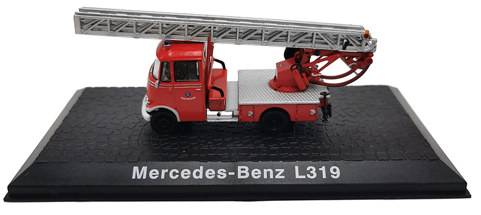 Fire truck Mercedes-Benz L319, 1:72, Atlas Editions 