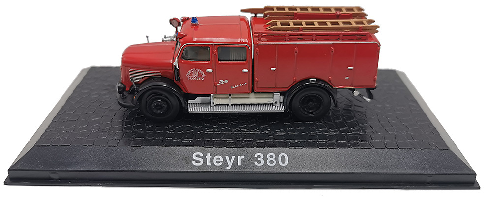 Fire truck Steyr 380, 1:72, Atlas Editions 