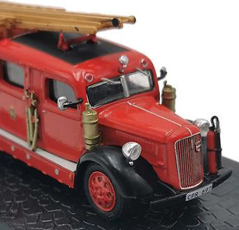 Fire truck Volvo B 11, 1:72, Atlas Editions 