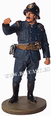 Firefighter with fireproof suit, Spain, 1945, 1:30, Del Prado 