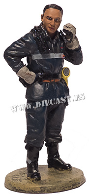 Firefighter with gala outfit, Madrid, 2003, 1:30, Del Prado 