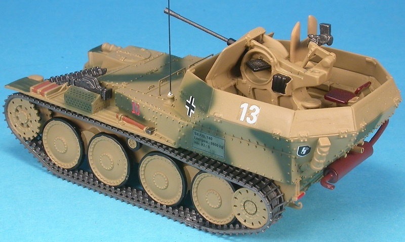 Flakpanzer 38(t) Gepard Anti-Aircraft Tank auf Selbstfahrlafette 38(t) Ausf M (Sd.Kfz.140), 12.SS-Panzer-Division Hitlerjügend, Normandy, 1944, 1:48, Gasoline 