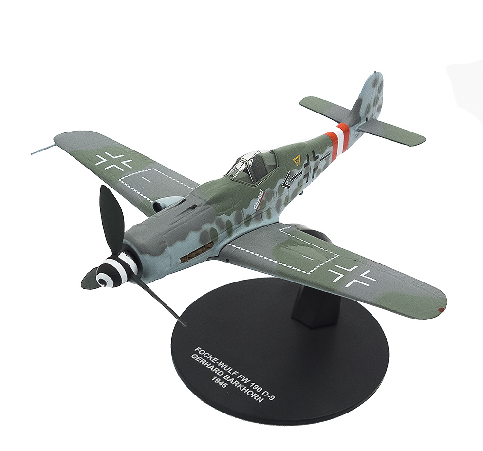 Focke Wulf FW-190 D-9, pilot Gerhard Barkhorn, 1945, 1:72, Atlas 