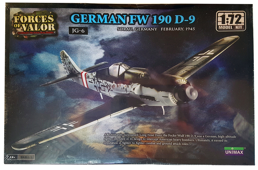 Focke Wulf FW 190D-9, Sorau, Germany, February, 1945, 1:72, Forces of Valor 