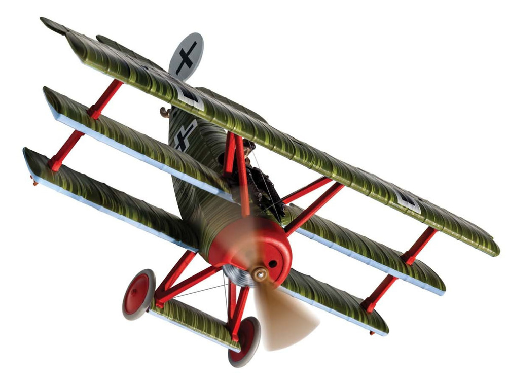 Fokker DR.1 Triplane, Wolfram Freiherr von Richthofen, 21st April 1918, Death of the Red Baron, 1:48, Corgi 