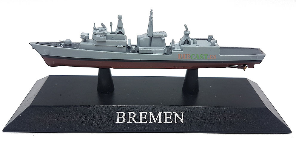 Frigate Class Bremen, German Navy, 1982, 1: 1250, DeAgostini 