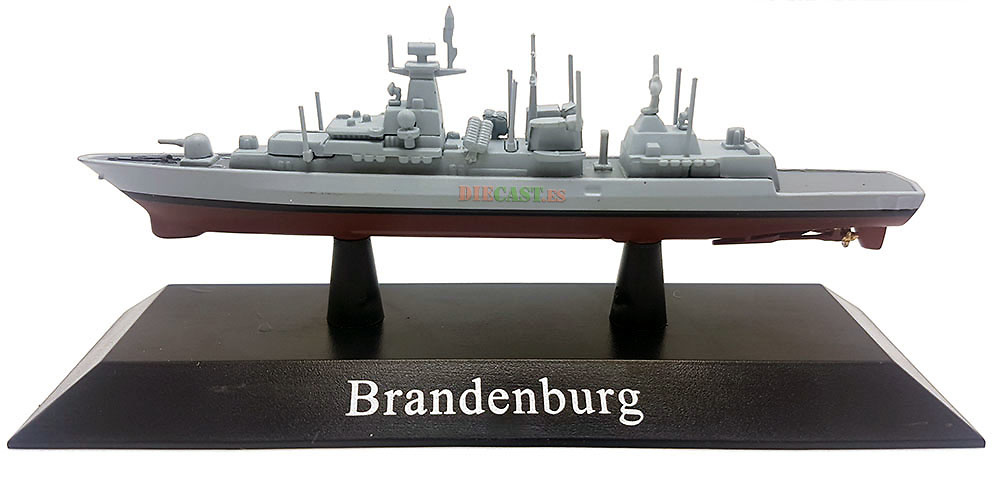 Frigate F123 Brandenburg class # F215, Deutsche Marine, 1995, 1: 1250, DeAgostini 