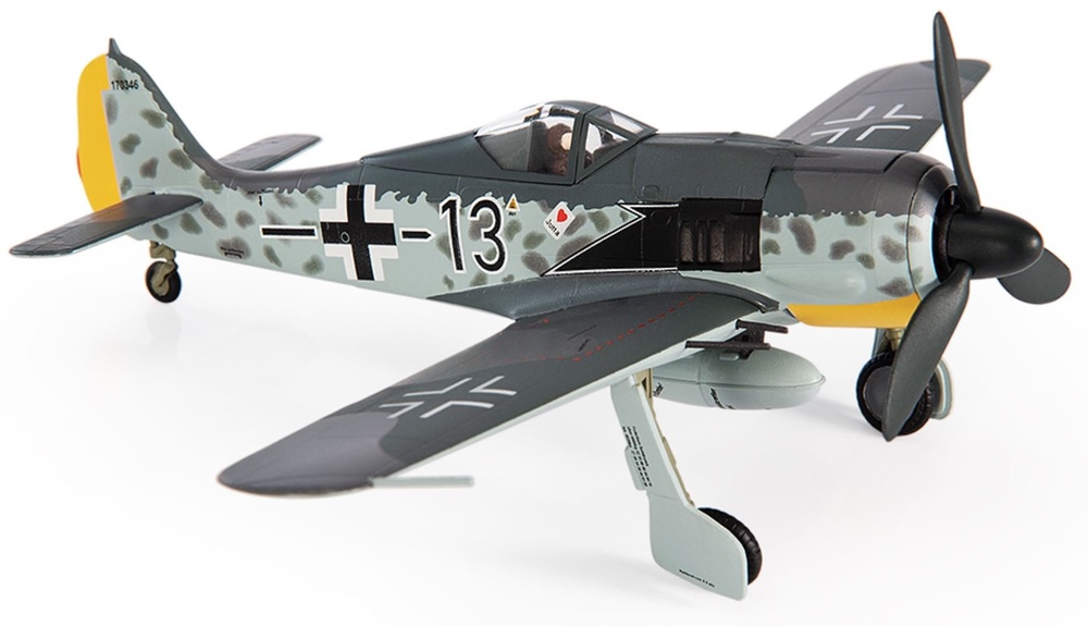 Fw 190A, Luftwaffe JG 26 Schlageter, Black 13, Joseph Priller, France, 1945, 1:72, JC Wings 