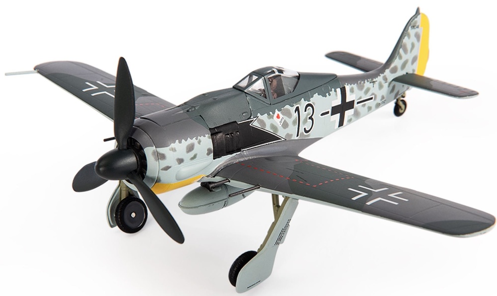 Fw 190A, Luftwaffe JG 26 Schlageter, Black 13, Joseph Priller, France, 1945, 1:72, JC Wings 