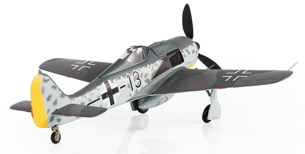 Fw 190A, Luftwaffe JG 26 Schlageter, Black 13, Joseph Priller, France, 1945, 1:72, JC Wings 