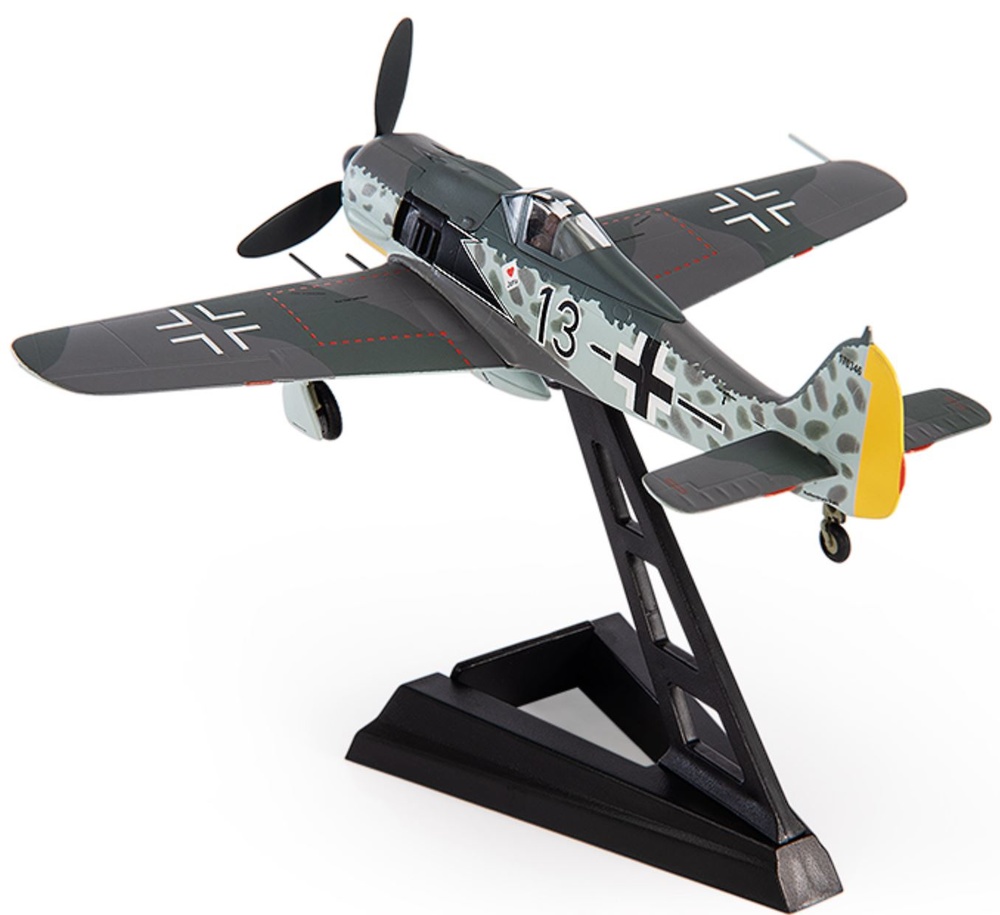 Fw 190A, Luftwaffe JG 26 Schlageter, Black 13, Joseph Priller, France, 1945, 1:72, JC Wings 