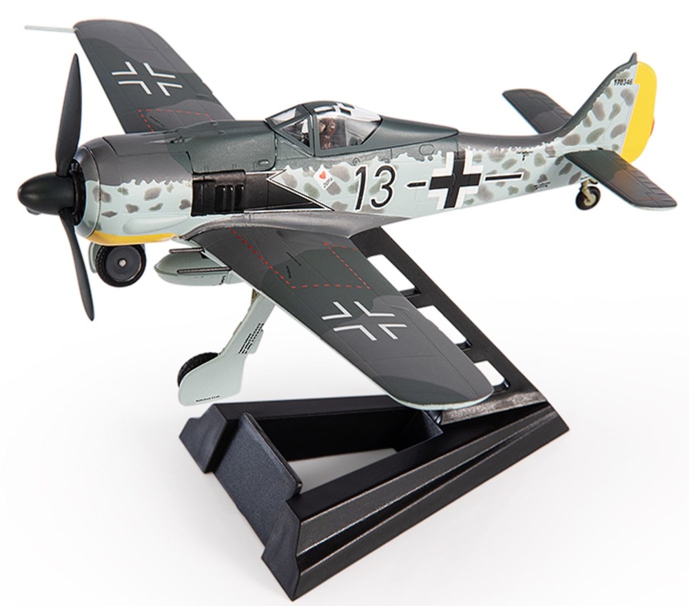 Fw 190A, Luftwaffe JG 26 Schlageter, Black 13, Joseph Priller, France, 1945, 1:72, JC Wings 