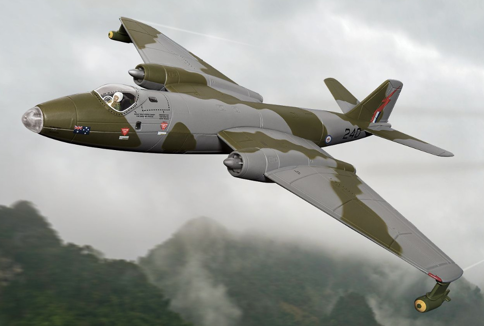 GAF Canberra Mk.20, South Vietnam, 1969, 1:72, Corgi 