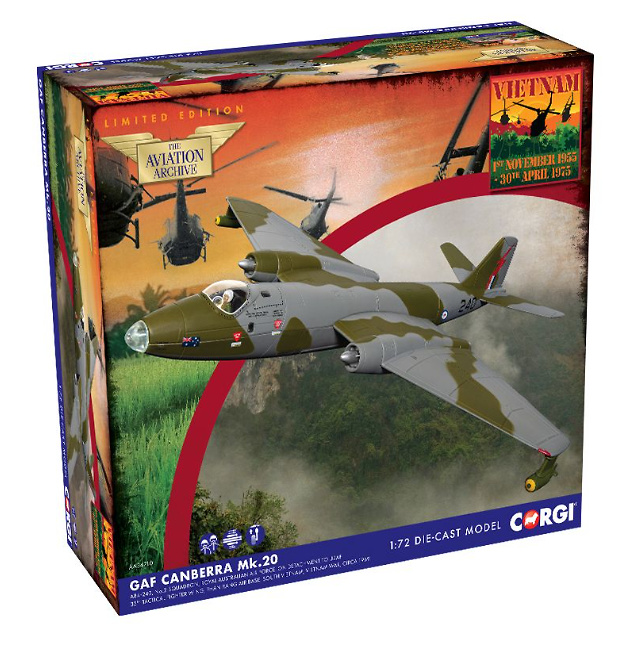 GAF Canberra Mk.20, South Vietnam, 1969, 1:72, Corgi 