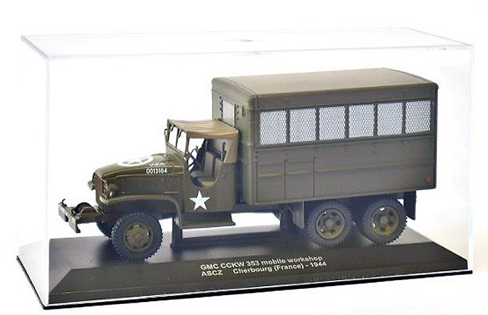 GMC CCKW 353 mobile workshop ASCZ Cherbourg (France), 1944, 1:43, Atlas 