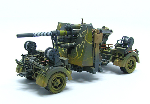 German 88mm Flak 36 Camo, 1942, 1:72, PMA 