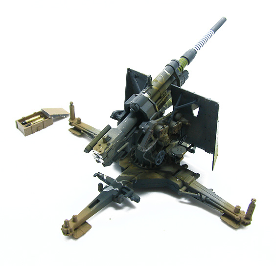 German 88mm Flak 36 Camo, 1942, 1:72, PMA 