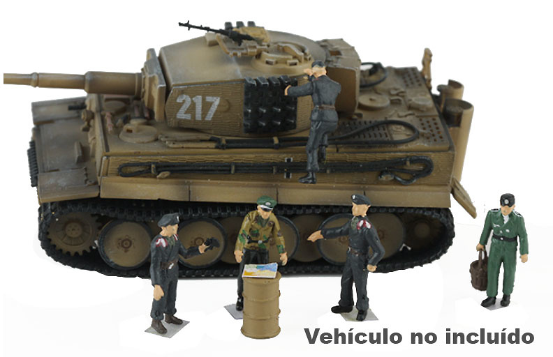 German Armour Crew, World War II, 1:72, PMA 