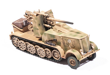 German Sd.kfz.8 DB9, Flak 18, 88 m.m., 1:72, PMA 