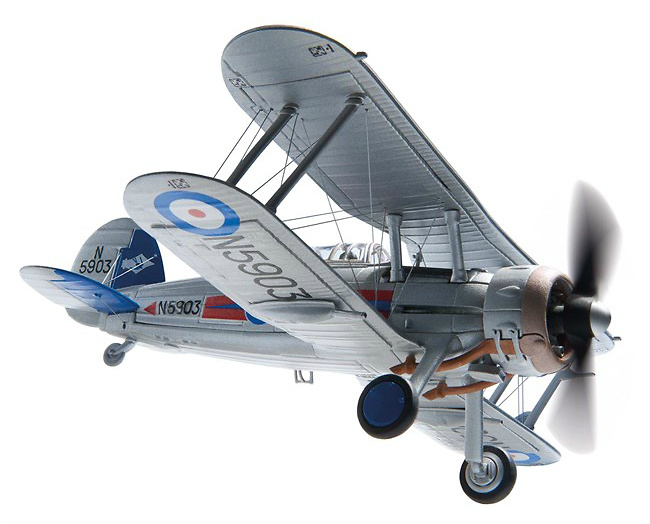 Gloster Gladiator MkII, G-GLAD, The Fighter Collection, Duxford, 2013, 1:72, Corgi 