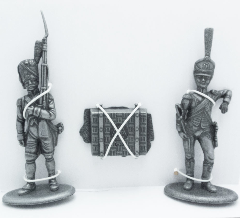 Grenadier Guards on Foot, Baggage Carrier of the Emperor, Box of Emperor's Belongings, 1:24, Atlas Editions 