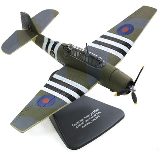 Grumman Avenger, J2490 855, Hawkinge Squadron, June, 1944, 1:72, Oxford 