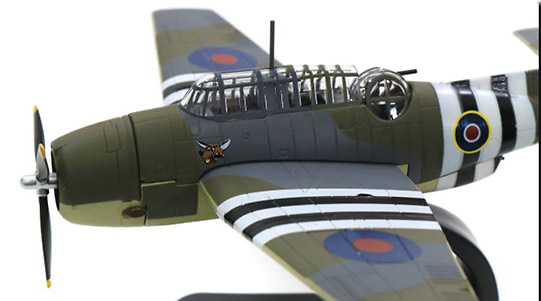 Grumman Avenger, J2490 855, Hawkinge Squadron, June, 1944, 1:72, Oxford 