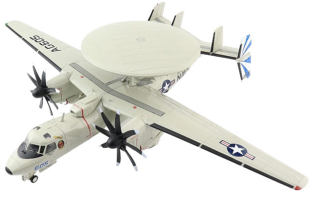 Grumman E-2D Hawkeye, USN VAW-121 Bluetails, USS Abraham Lincoln, 2018, 1:72, Hobby Master 