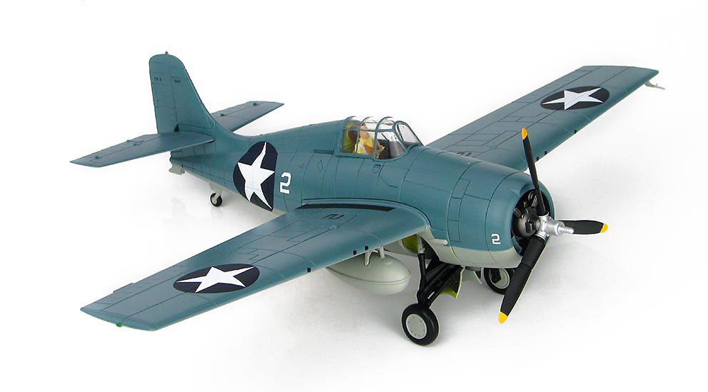 Grumman F4F-4 Wildcat, White 2 of VMF-223, USMC, Guadalcanal, 1942, 1:48, Hobby Mster 