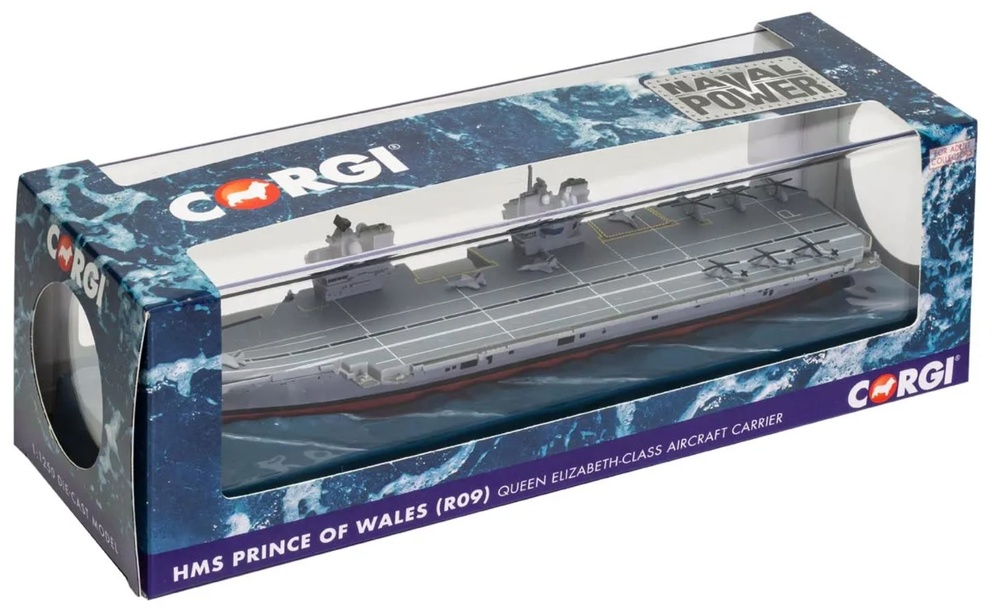 HMS Prince of Wales (R09), Queen Elizabeth-class aircraft carrier, 1:1250, Corgi 