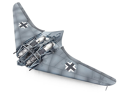 HORTEN GOTHA GO 229 1945, 1:72, PMA 