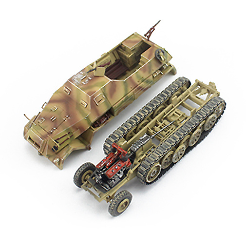 Half-track Sd.Kfz. 8 DB10, Gepanzerte 12T, 1:72, PMA 