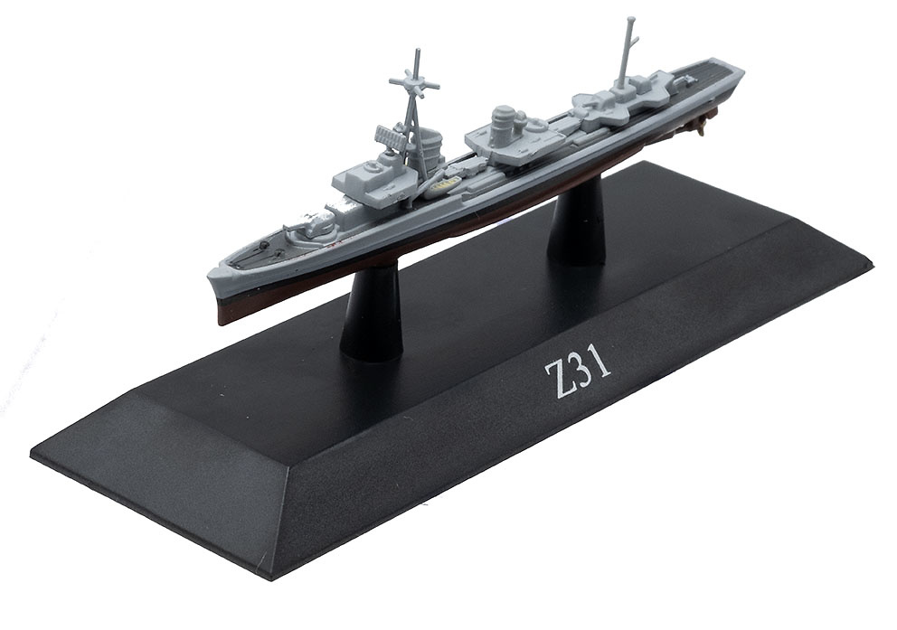 Hamburg Class Destroyer, Bundesmarine, 1960, 1: 1250, DeAgostini 