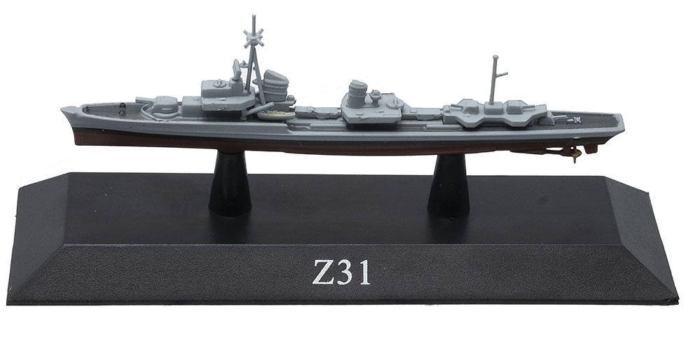 Hamburg Class Destroyer, Bundesmarine, 1960, 1: 1250, DeAgostini 