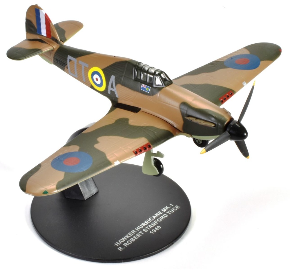 Hawker Hurricane MK.I piloted by Robert Stanford Tuck, 1940, 1:72, Atlas 