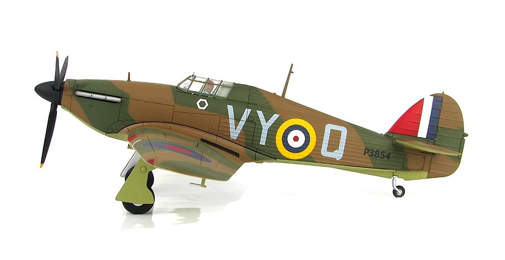 Hawker Hurricane Mk.I P3854 of 85 Sqd RAF, Squadron Leader Peter Townsend, Batalla de Inglaterra, 1940, 1:48, Hobby Master 