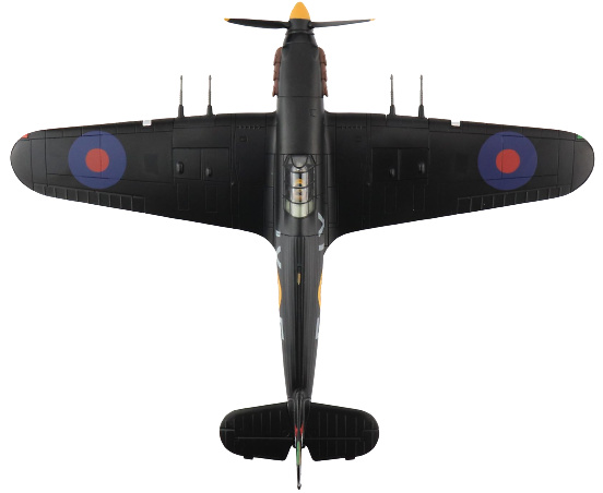 Hawker Hurricane Mk.IIc B581, Lt. Karel M. Kuttlelwasher, No.1 Sqd, Tangmere, 1942, 1:48, Hobby Master 