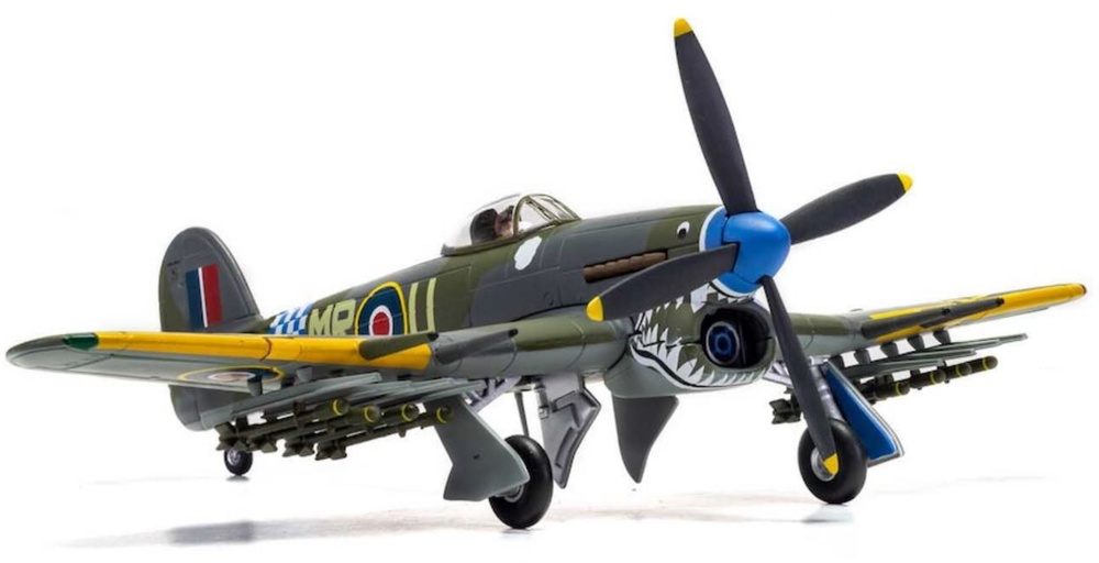 Hawker Typhoon IB MP147, Sharkmouth, RAF, 1:72, Corgi 