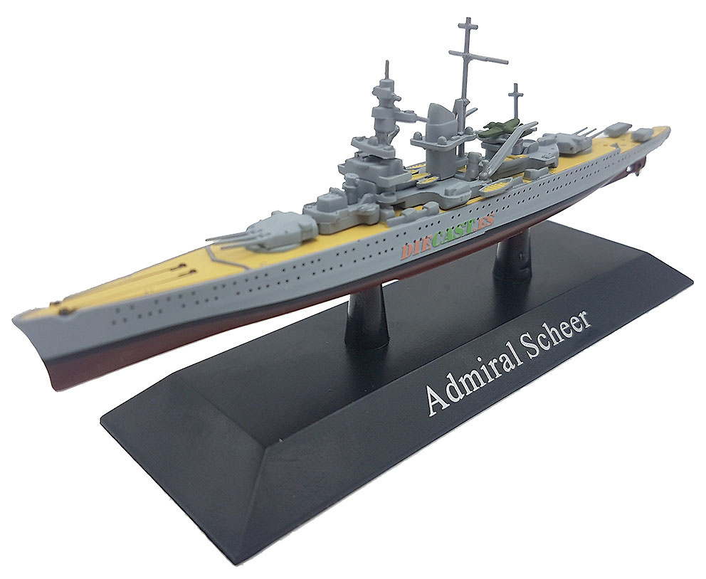 Heavy Cruiser Admiral Scheer, Kriegsmarine, 1933, 1: 1250, DeAgostini 