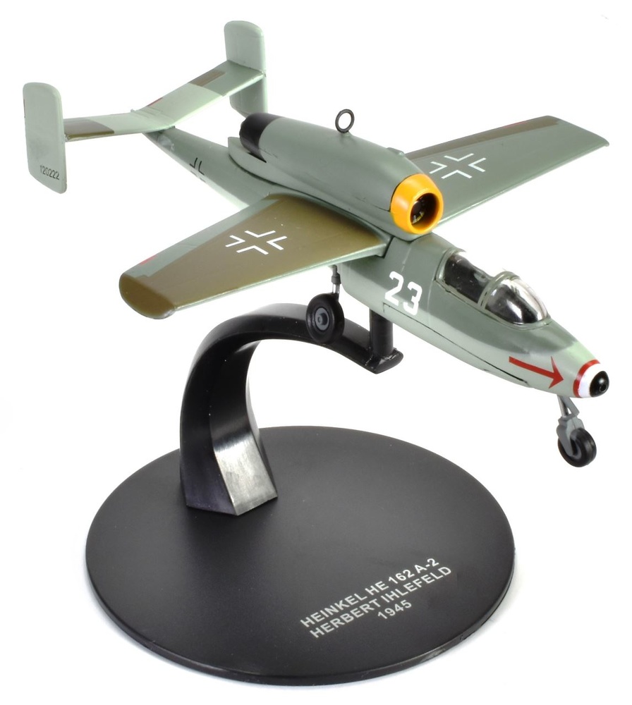 Heinkel HE 162 A-2 piloted by Herbert Ihlefeld, 1945, 1:72, Atlas 