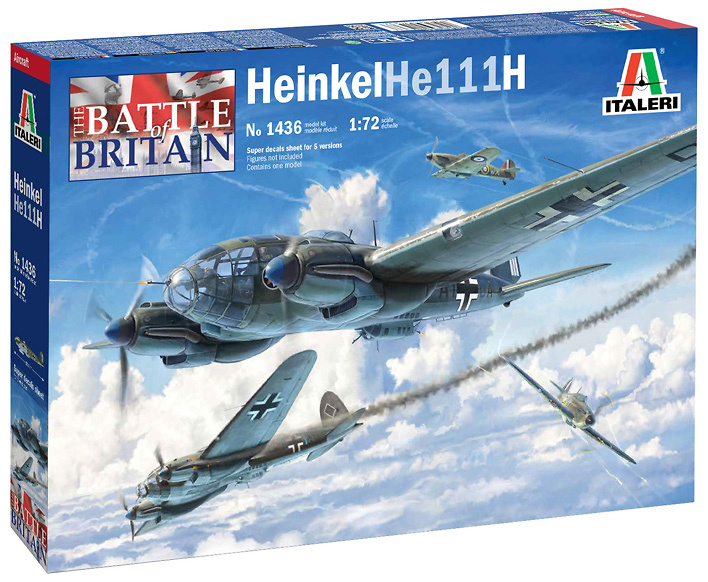 Heinkel HE111H, Medium Bomber, Germany, WWII 1:72, Italeri 