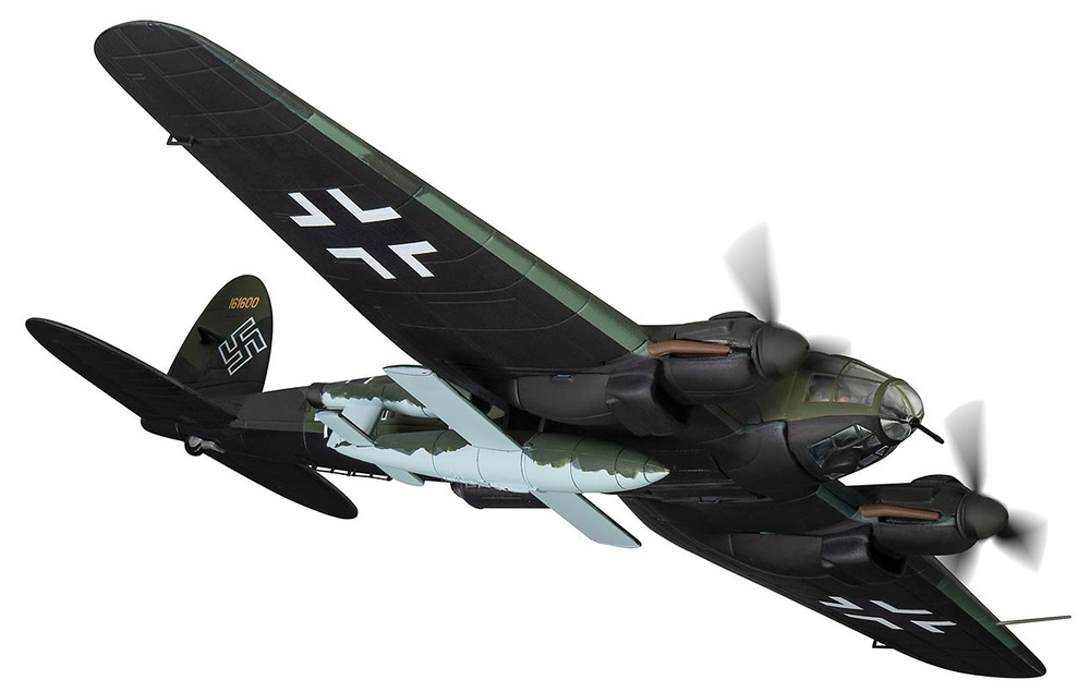 Heinkel He-111H-16 A1+HK, 2./KG53, Air Launch V-1 Flying Bomb unit, Late 1944, 1:72, Corgi 