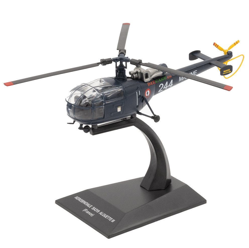 Helicopter Aerospatiale SA319 Alouette III, France, 1:72, Planeta DeAgostini 