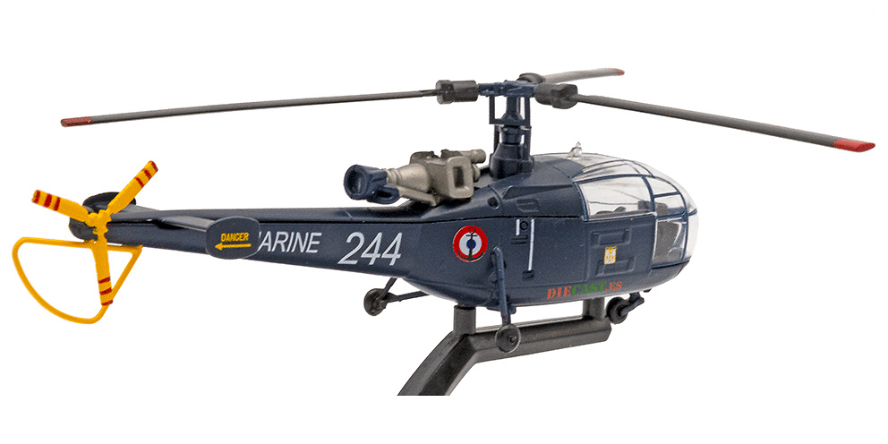 Helicopter Aerospatiale SA319 Alouette III, France, 1:72, Planeta DeAgostini 