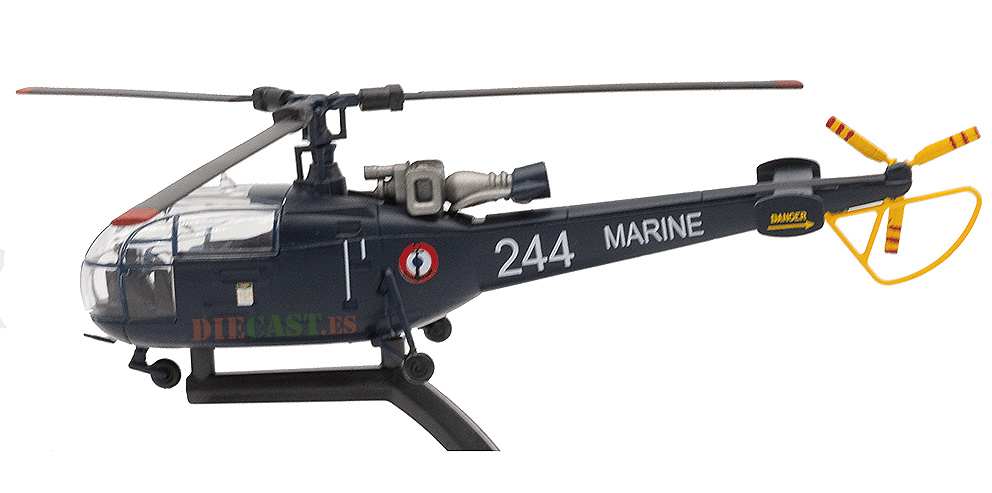 Helicopter Aerospatiale SA319 Alouette III, France, 1:72, Planeta DeAgostini 