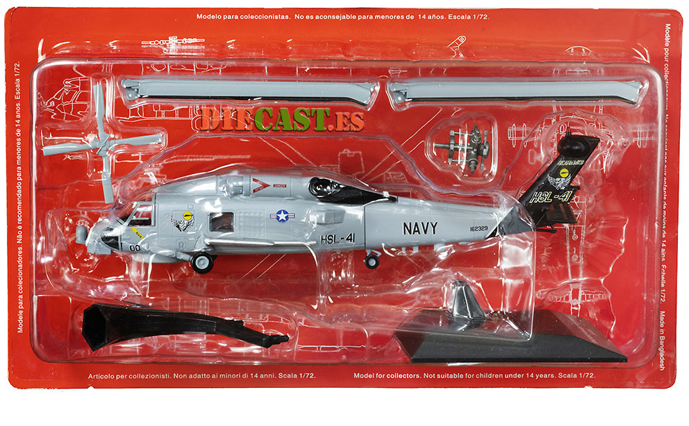 Helicopter Sikorsky SH-60B Sea Hawk, USA, 1:72, Planeta DeAgostini 