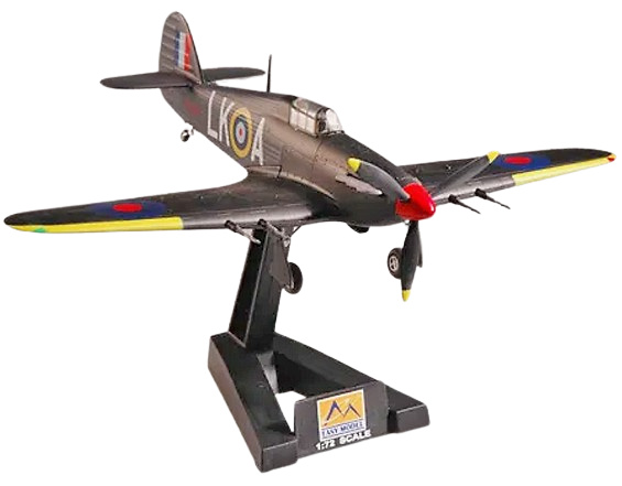 Hurricane MKII, 87 Squadron RAF Night Fighter, 1941/1942, 1:72, Easy Model 