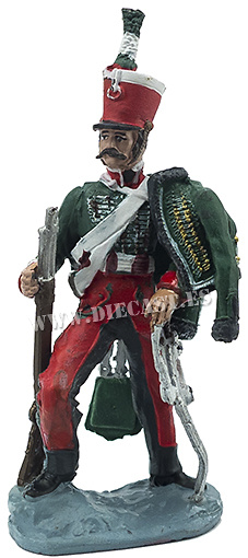 Hussar of the 14th Regiment, 1814, 1:30, Hobby & Work 