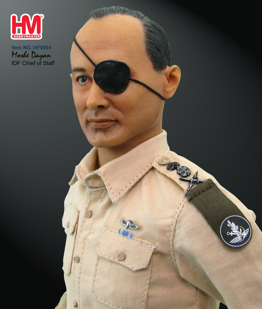 IDF Chief of Staff Moshe Dayan, 1:6, Hobby Master 